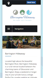 Mobile Screenshot of barringtonriverhideaway.com.au